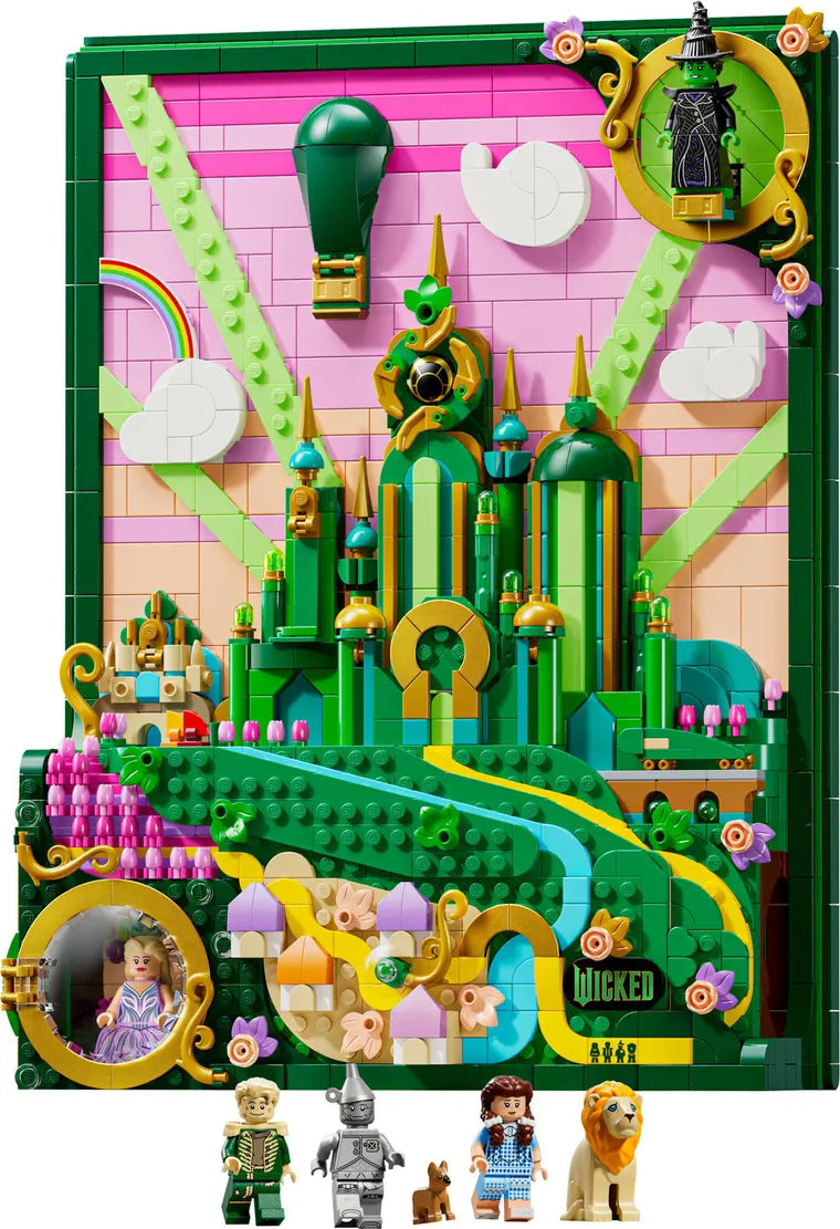 LEGO Wicked 75685 - Tablou Emerald City (1518 piese)