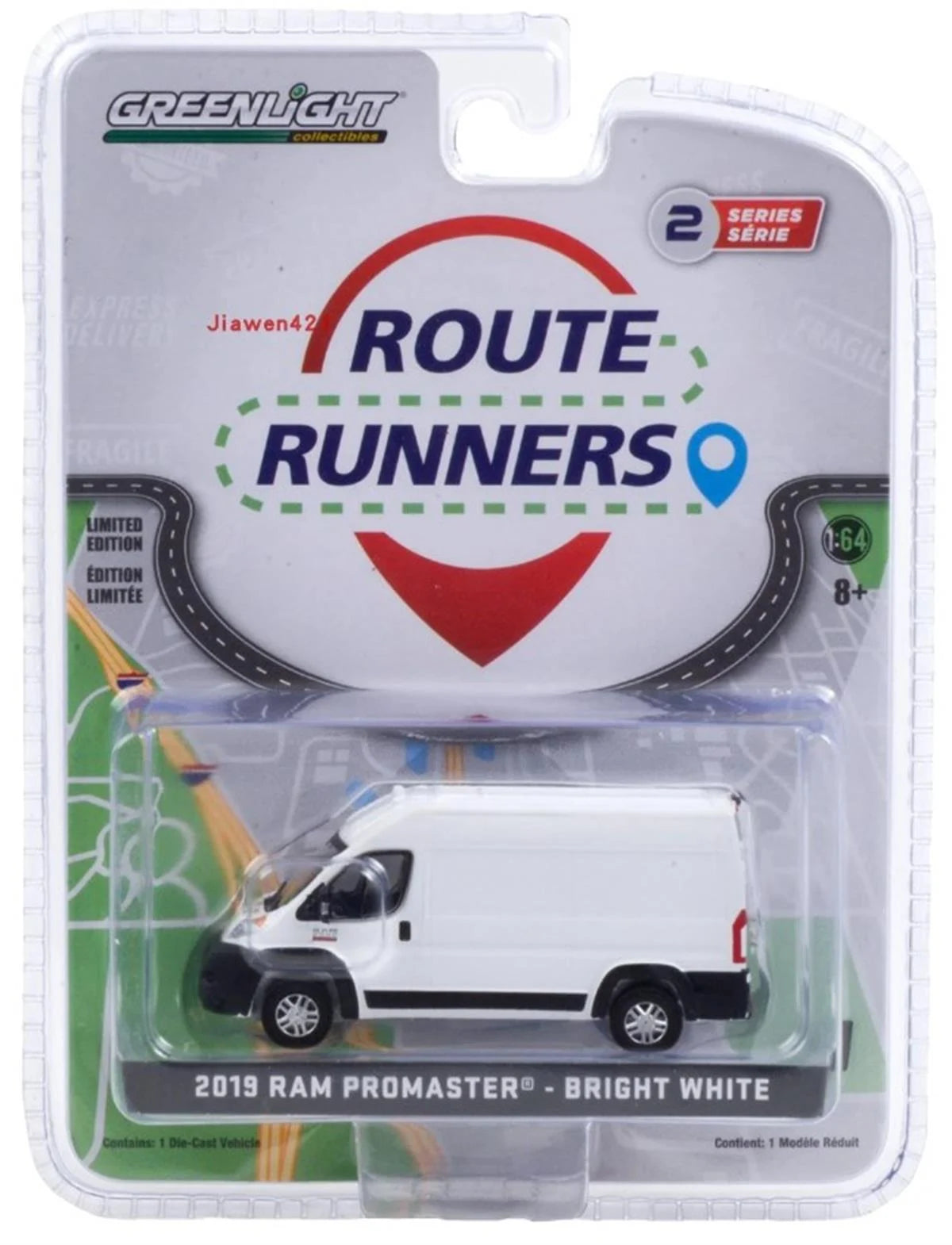 Ram Promaster 2019 bright white - 1/64 Greenlight