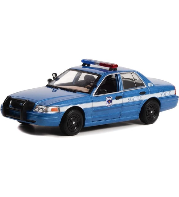 Ford Crown Victoria Police interceptor 2001 Seattle Police - 1/24 Greenlight