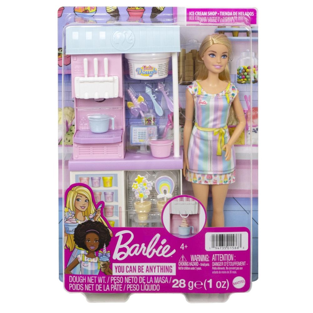 Set de joaca Barbie You can be - Magazinul de inghetata