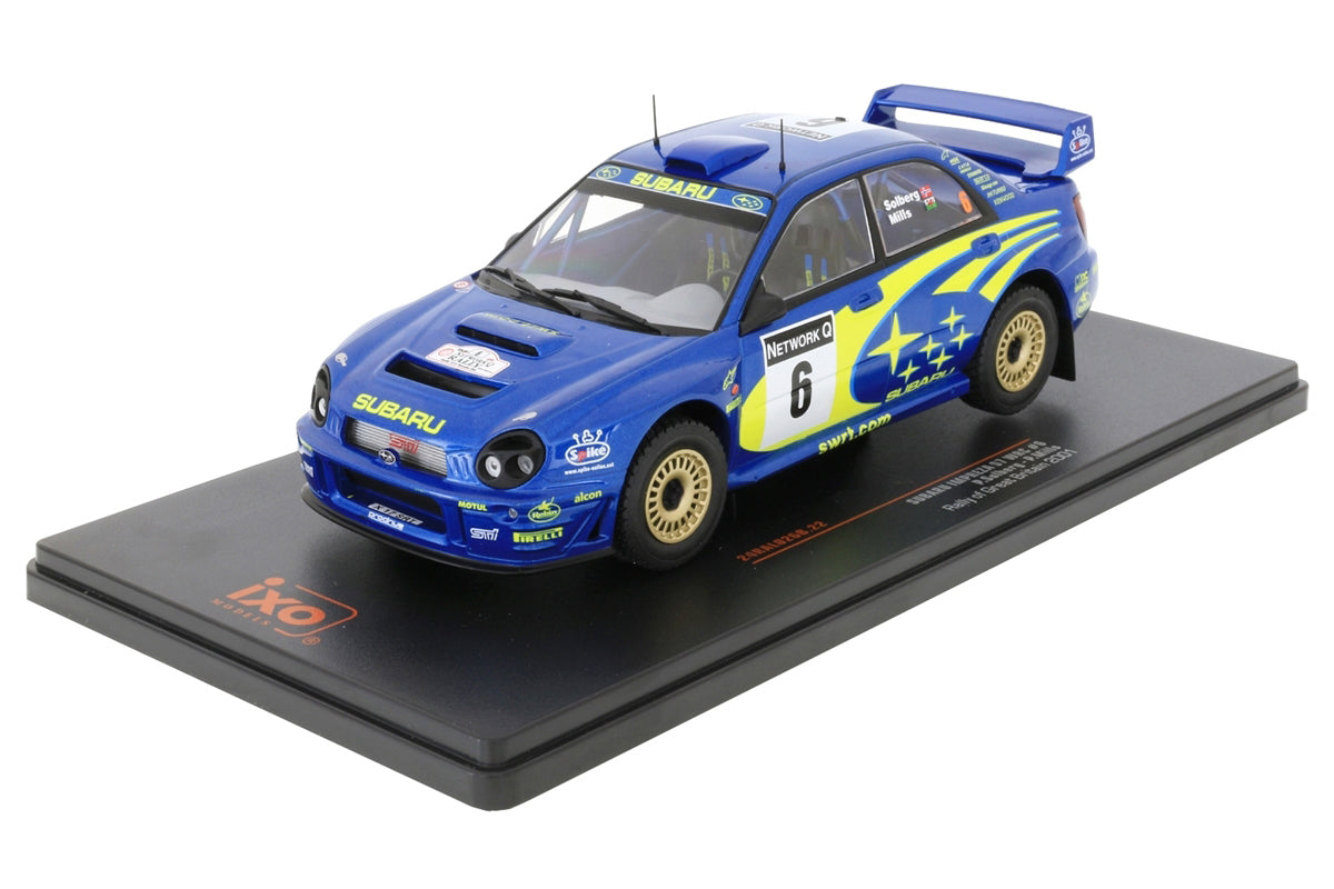 Subaru Impreza S7 WRC #6 P.Solberg - P.Mills Rally of Great Britain 2001 - 1/24 Ixo Models