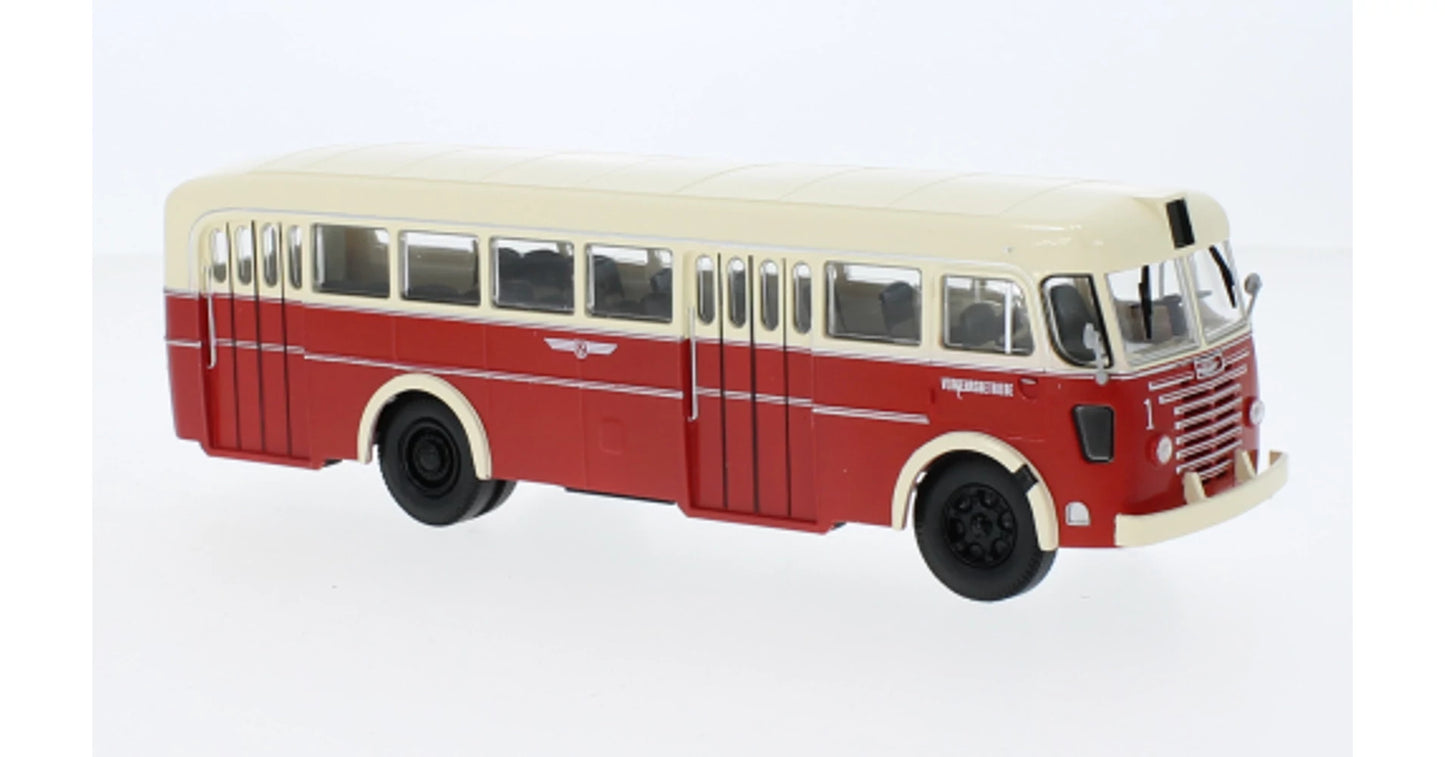 Autobuz Ikarus 60 rosu/crem - 1/43 Premium Classixxs