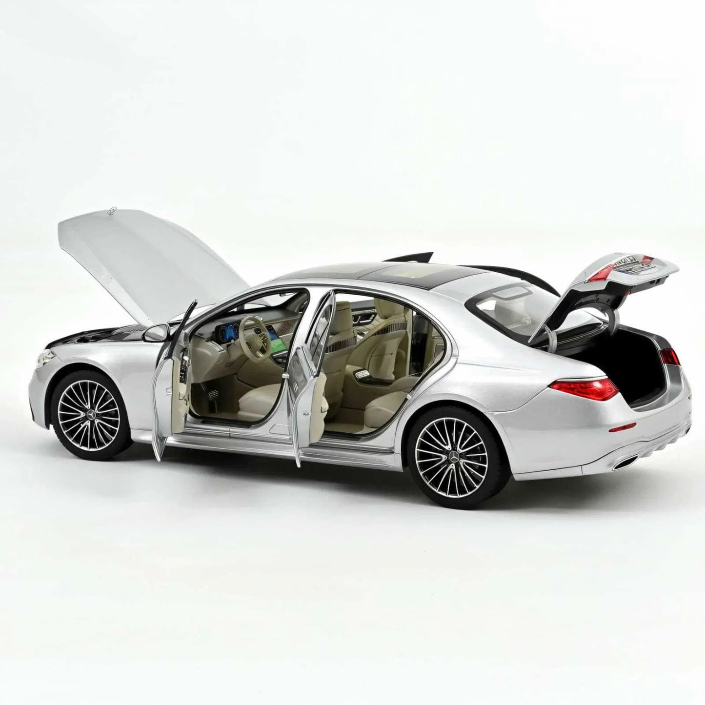 Mercedes-Benz S-Class AMG-Line 2021 argintiu - 1/18 Norev