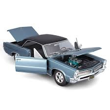 Pontiac GTO 1965 bleu/negru - 1/18 Maisto