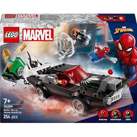LEGO Marvel 76309 - Omul Paianjen vs. Masina fortoasa a lui Venom (254 piese)
