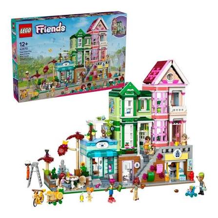 LEGO Friends 42670 - Apartamente si magazine in orasul Heartlake (2040 piese)