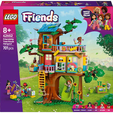 LEGO Friends 42652 - Momente cu prietenii la casa din copac (701 piese)