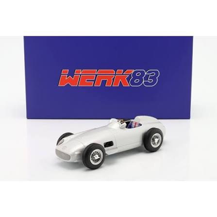 Set Transportor Mercedes Blue Wonder si Formula 1 Mercedes-Benz W196 1955 - 1/18 Werk83