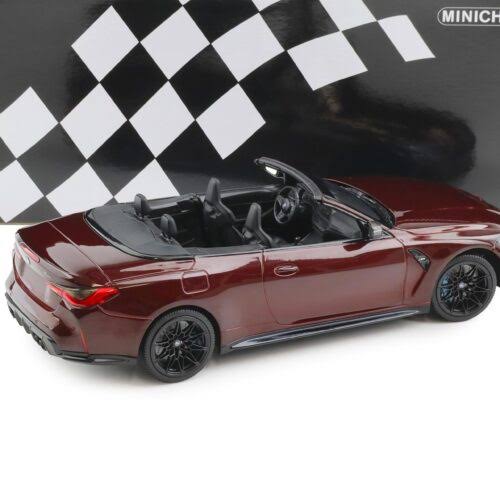 BMW M4 Cabrio 2021 rosu metallic 1/402pcs - 1/18 Minichamps