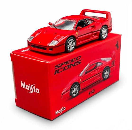 Ferrari F40 rosu Speed Icons - 1/64 Maisto