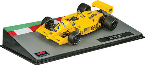 Formula1 Lotus 99T 1987 Satoru Nakajima cu vitrina plexiglass - 1/43 Altaya