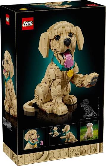 LEGO Icons 11384 - Catelus Golden Retriever (2102 piese)