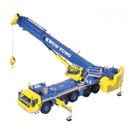 Macara Liebherr LTM1250-5.1 Mobile crane Kwun Tung blue / yellow - 1/50 NZG