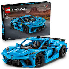 LEGO Technic 42217 - Chevrolet Corvette Stingray albastru (732 piese)