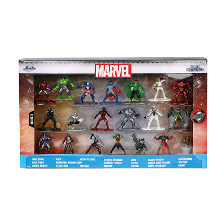Set 20 de figurine metalice Marvel Seria 5 aprox.4cm - Jada