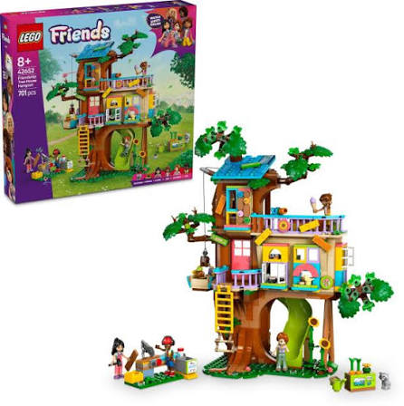LEGO Friends 42652 - Momente cu prietenii la casa din copac (701 piese)