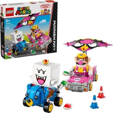 LEGO Super Mario 72038 - Mario Kart – Wario si King Boo (512 piese)