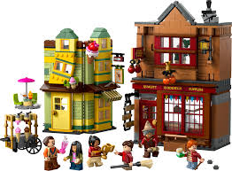 LEGO Harry Potter 76452 - Furnituri Vajthat de calitate si magazin de inghetata (795 piese)