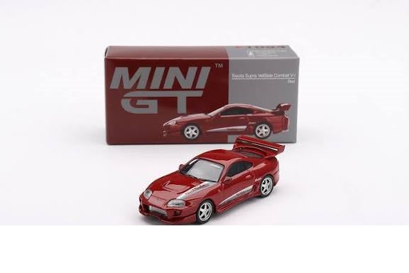 Toyota Supra Veilside Combat V-I rosie - 1/64 Mini GT