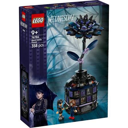 LEGO Wednesday 76784 - Floare de dalie neagra (358 piese)