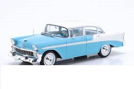 Chevrolet Bel Air bleu/alb - 1/24 Whitebox