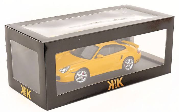Porsche 911 (996) Turbo 2000 galben - 1/18 KK-Scale