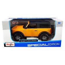Ford Bronco Badlands 2021 portocaliu - 1/24 Maisto