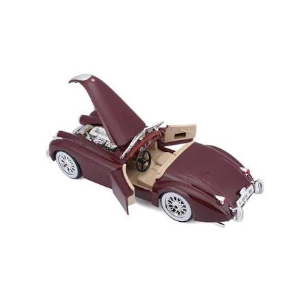 Jaguar XK 120 Roadster 1951 grena - 1/24 Bburago