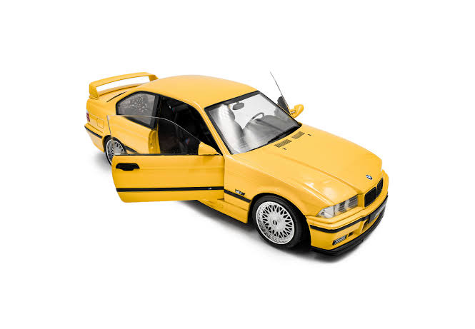 BMW E36 M3 dakar yellow solido works 1991 - 1/18 Solido