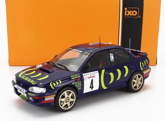 Subaru Impreza #4 C.McRae - D.Ringer Tour de Corse 1995 - 1/24 Ixo Models