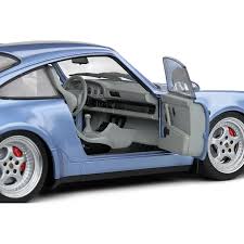 Porsche 911 (964) Turbo horizon blue 1990 - 1/18 Solido