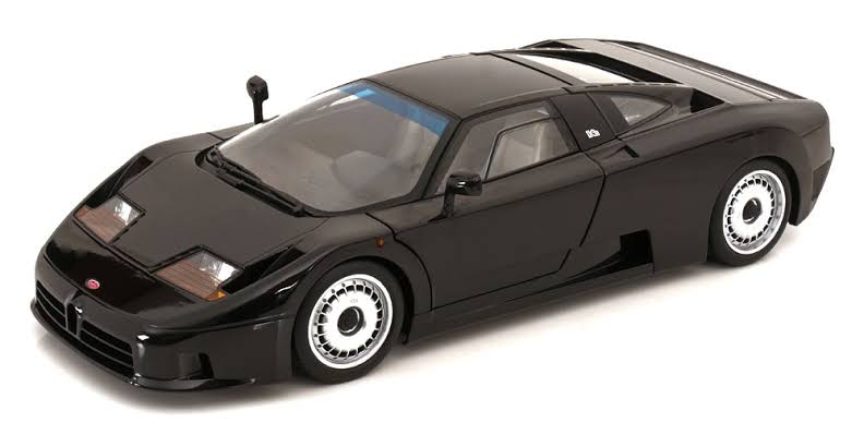 Bugatti EB110 1991 negru - 1/12 KK-Scale