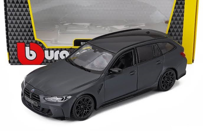 BMW M3 Touring 2023 gri inchis mat - 1/24 Bburago