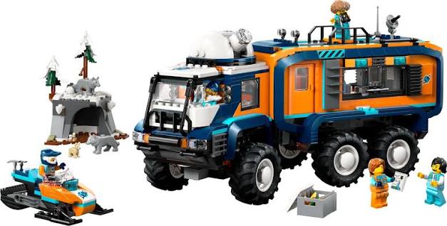 LEGO City 60471 - Camionul laborator stiintific al exploratorilor arctici (1064 piese)