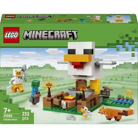 LEGO Minecraft 21585 - Ferma de pui (233 piese)