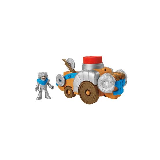 Figurina cavaler cu accesorii si vehicul - Imaginext