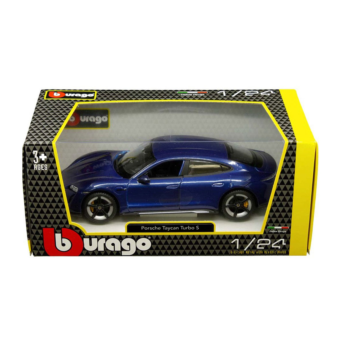 Porsche Taycan Turbo S bleumarin - 1/24 Bburago