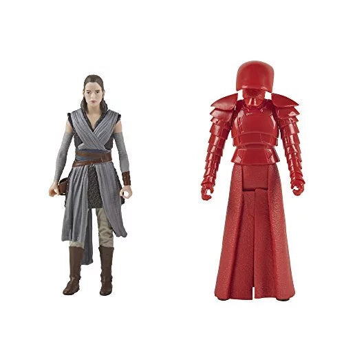 Set 2 figurine Star Wars Force Link - Rey (Jedi Training) & Elite Praetorian Guard 9cm