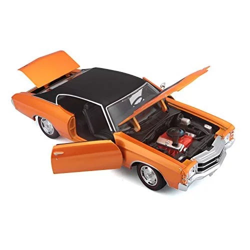 Chevrolet Chevelle SS 454 Sport 1971 portocaliu/negru - 1/18 Maisto