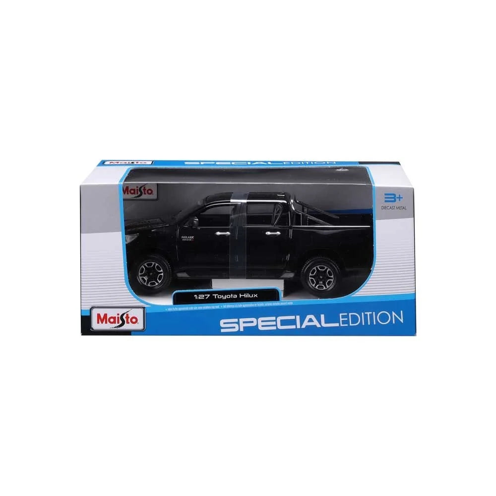 Toyota Hilux neagra - 1/27 Maisto