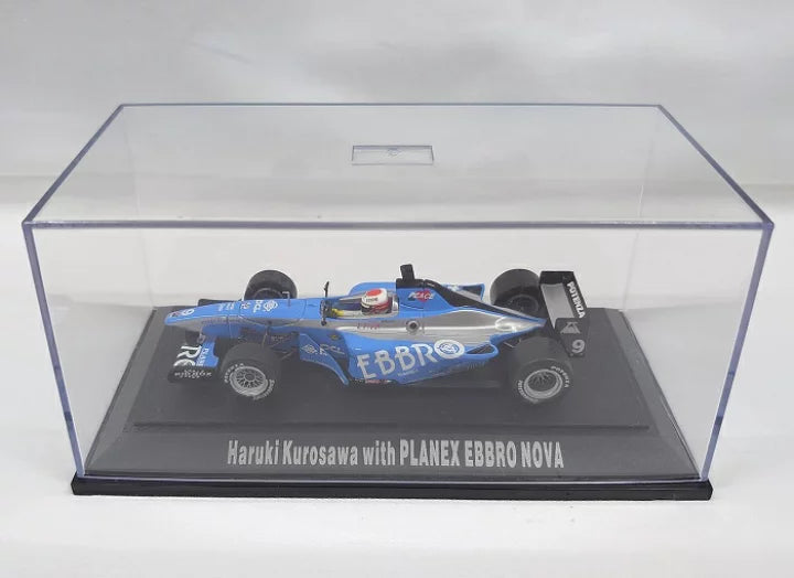 Formula 1 Haruki Kurosawa  with Planex Ebbro Nova cu vitrina plexiglass - 1/43 Ebbro