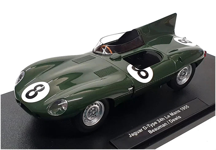 Jaguar D-Type 24h Le Mans 1955 Beauman/Dewis #8 - 1/18 CMR