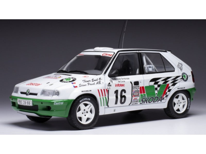 Skoda Felicia Kit Car #16 Tour de Corse 1995 - 1/18 Ixo Models