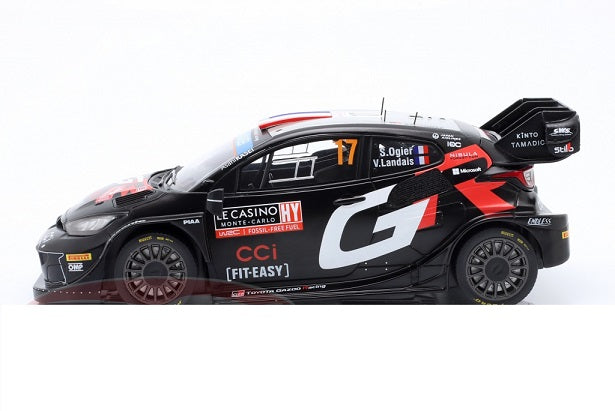 Toyota GR Yaris Rally1 Hybrid #17 Rallye Monte Carlo 2024 - 1/18 IxoModels