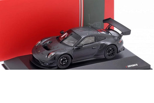 Porsche 911 GT3 R 2019 negru cu vitrina plexiglass - 1/43 Ixo Models