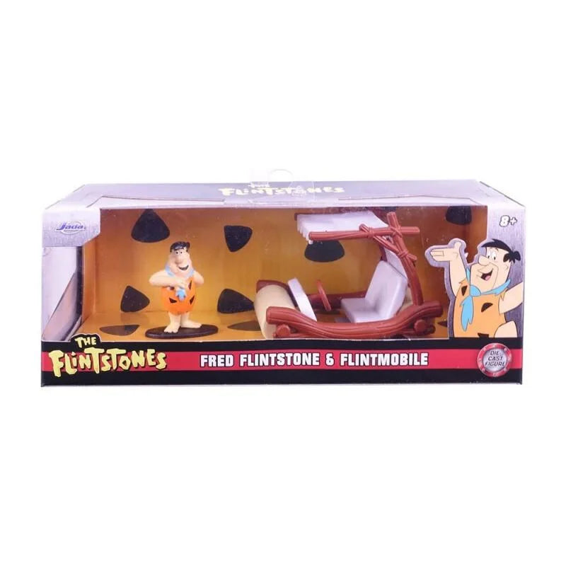 Flintmobile si Fred Flintstone - 1/32 Jada
