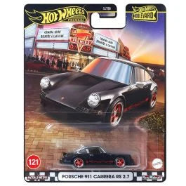 Masinuta metalica Porsche 911 Carrera RS 2.7 negru - 1/64 HW Premium