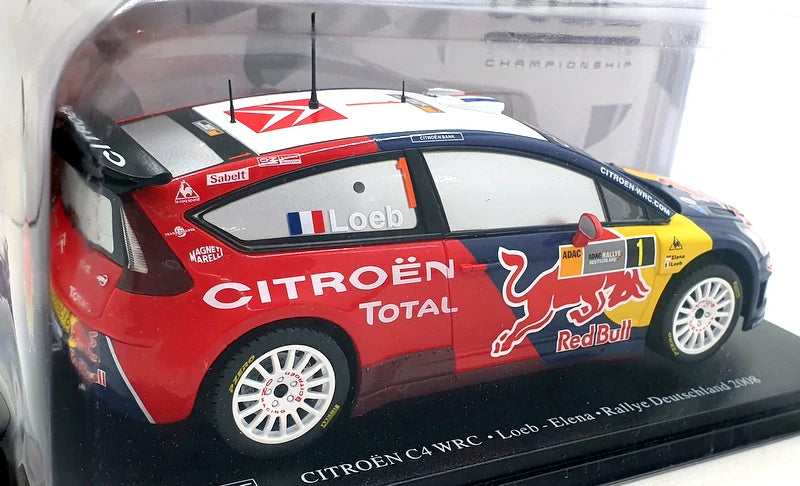Citroen C4 WRC Loeb-Elena Rallye Deutschland 2008 #1 - 1/24 Altaya
