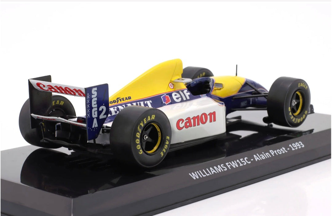 Formula 1 Williams FW15C - Alain Prost 1993 #2 - 1/24 Altaya