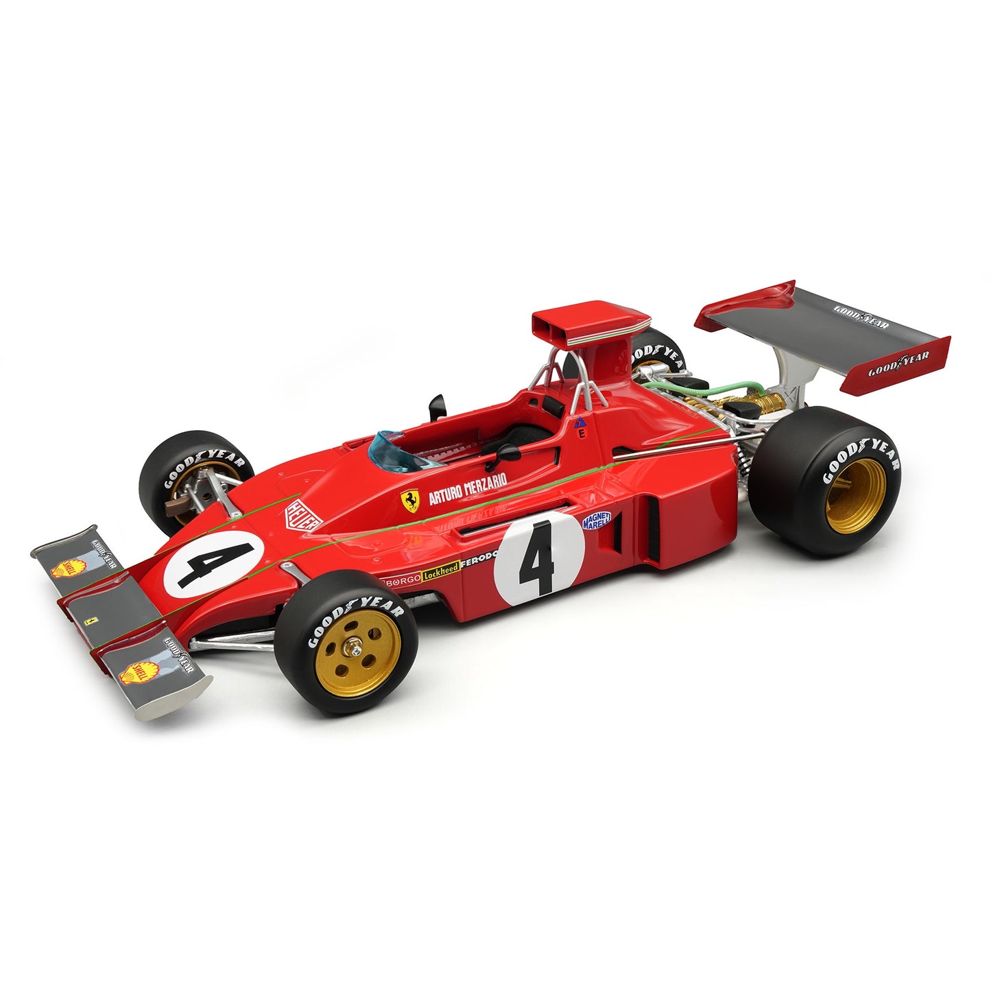 Formula 1 Ferrari 312 B3-73 Arturo Merzario 1973 cu vitrina - 1/24 Altaya
